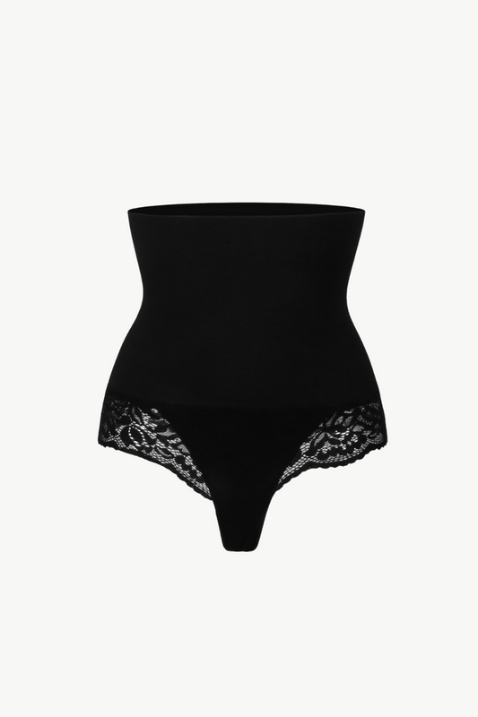Full Size Lace Detail Shaping Shorts